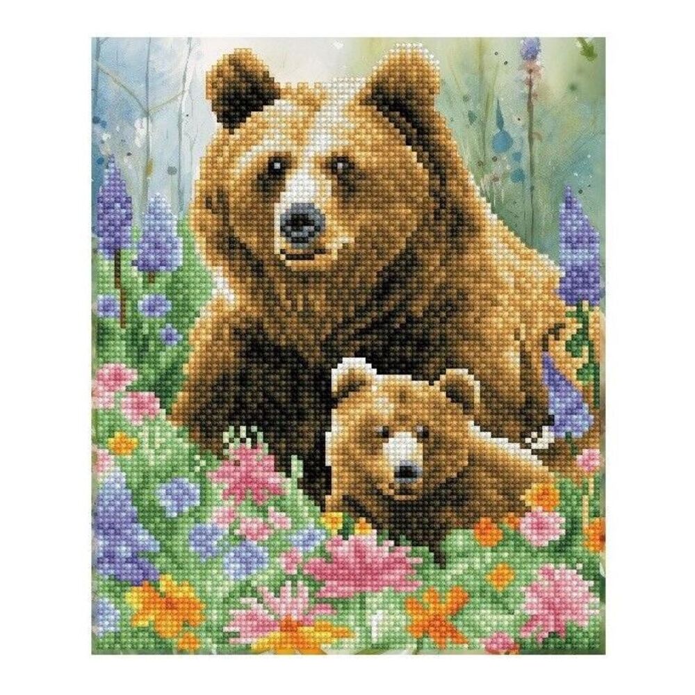 Diamond Painting Kit,‎ Diamond Dotz Mother And Cub Special Edition DD4.384 Art.
